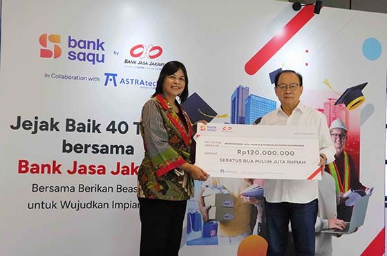 Empat Dekade Berkarya: Bank Jasa Jakarta Beri Beasiswa dan Pembekalan Solopreneur kepada Mahasiswa ASTRAtech